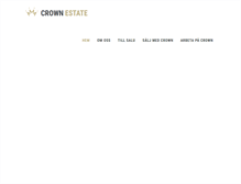 Tablet Screenshot of crownestate.se